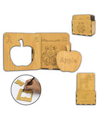 Kids Wooden Alphabet Drawing Stencils