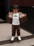 BYFSJ Autumn & Winter Baby Jacket - Beige Vest with Zipper, Hooded Design, Casual Style for Boys and Girls, Polyester Filling, Fall Winter Clothing | Stylish Baby Jacket | Zippered Jacket
