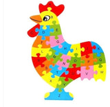 Wooden Puzzle Hen Toy