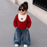Spazoro Toddler Girls Sweaters, Long Sleeve Crew Neck Fall ...