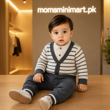 Baby 2-Piece Striped Cardigan & Jogger Set - Carter's |