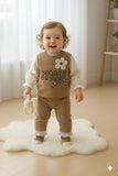 3pc New Spring Autumn Baby Clothes Suit Girls Outfits