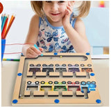 Wooden Magnetic Color Sorting and Counting Toy