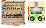 Wooden Magnetic Color Sorting and Counting Toy