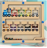 Wooden Magnetic Color Sorting and Counting Toy
