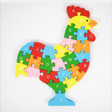 Wooden Puzzle Hen Toy