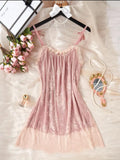 MARGOUN Lace Lingerie Lace Slip Dress