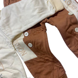Warm & Stylish Hoodie Set for Kids D Brown