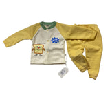 Little Athlete Outfit White & Yellow