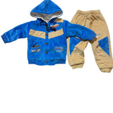 Warm & Stylish Hoodie Set for Kids Blue