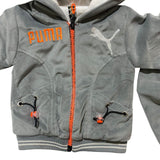 Warm & Stylish Hoodie Set for Kids Grey