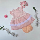 Merbaby 0 to 6 month Princess Newborn Baby Girl Infant Toddler Tulle Floral Embroidery