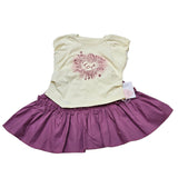 Buy F&F Kids Girls' Slim Fit Top With Skirt