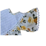 Infant Toddler Baby Girl Clothes Denim Jeans Outfits 2PCS Ruffle Floral Top + Ripped Denim Girls Pants Set 6M-4T, Multicolor,