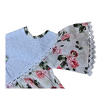 Infant Toddler Baby Girl Clothes Denim Jeans Outfits 2PCS Ruffle Floral Top + Ripped Denim Girls Pants Set 6M-4T, Multicolor,