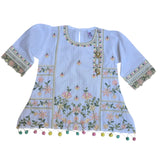 Front and Back – Embroidered Dress - Style Planet