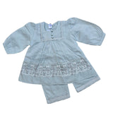 Everyday Kids Baby Girl Long Sleeve Floral Smock Dress
