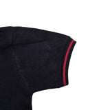 Buy WROGN YOUTH Boys Black Solid Polo Collar Regular Sleeves Pockets Pure Cotton Slim Fit T-shirt
