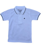 Buy WROGN YOUTH Boys White  Solid Polo Collar Regular Sleeves Pockets Pure Cotton Slim Fit T-shirt