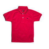 Buy WROGN YOUTH Boys White  Solid Polo Collar Regular Sleeves Pockets Pure Cotton Slim Fit T-shirt