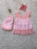Little Girl Summer New Suspenders Fashion Dress Princess A Line Sleeveless Bowknot
