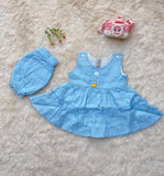 Trendy Partywear And Festive Design  Baby Girl Trendy Cotton Blend Top Skirt Set Top And