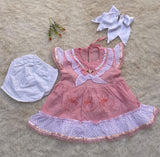 Baby cotton frock set with pant