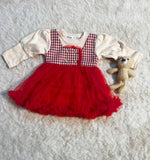 New Cute Leopard Print Baby Girl Dress For Spring And Autumn, Fake Two Long Sleeved Children'S Clothes (9 Months -3 Years Old)
