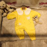 MILANCEL Baby Girls Clothes Autumn Newborn Babe Double Layer Jumpsuit 0-2Y Cute Bow Peter Pan Collar Romper Sweet Infant Outwear
