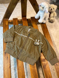 TBYFSJ Autumn & Winter Baby Jacket - Beige Vest with Zipper, Hooded Design, Casual Style for Boys and Girls, Polyester Filling, Fall Winter Clothing | Stylish Baby Jacket | Zippered Jacket