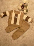 boys' autumn winter knitted sweater set pants casual outfit