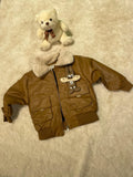 Jackets Boy Plush Thick Winter Casual Overcoat Kids for Outerwear Leather Coat