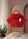 Stylish Red Star Baby Coat Type Winter Jackets For Toddlers