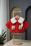 Stylish Red Star Baby Coat Type Winter Jackets For Toddlers