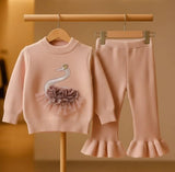 adorable girls 2pcs soft fabric romper set tulle