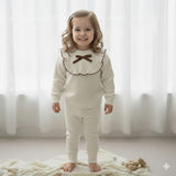 Moms Mini Mart  2pcs Baby Girls Fashion Knitted Sweater Set For