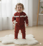 Spring Autumn Polka Dot Girls Jeans  Korean Fashion