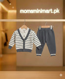 Baby 2-Piece Striped Cardigan & Jogger Set - Carter's |