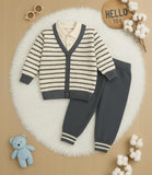 Baby 2-Piece Striped Cardigan & Jogger Set - Carter's |