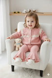 Baby Girls Clothes Set Lace Wool Sweater Suit For Girl