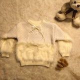 christmas girls sweater stylish girls' spring autumn winter mink