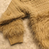 christmas girls sweater stylish girls' spring autumn winter mink