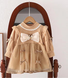 baby Girl Brown theme frock | 1-3 Years – Kidsay Store