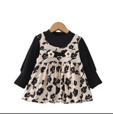 baby Girl Brown Black  theme frock | 1-3 Years