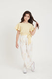 Louis Philippe Buy American Eagle Cream Puff Sleeve Wide-Leg Jumpsuit