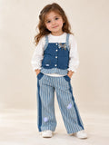 Premium Denim Style 3-Piece Set for Girls 💙✨4