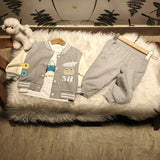 Little Athlete Outfit Grey Suite