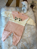 Cute Baby Girl Romper - Spring and Autumn British Style for Newborns