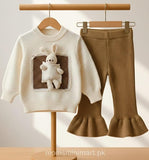 Bear Leader Korean Clothes Girls Knit Suit Cartoon Rabbit ..