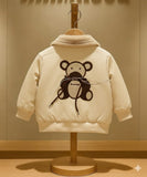 Boys Leather Jacket New Children's Autumn Winter Plus